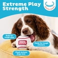 thumbnail image 2 of Outward Hound Xtreme Seamz Dog Toy, Reinforced Seams & Multiple Stitching, Durable Plush with Squeaker, Baseball, 4., 2 of 4