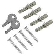 Barska Optics Key Cabinet with Key Lock 100 Keys, Black