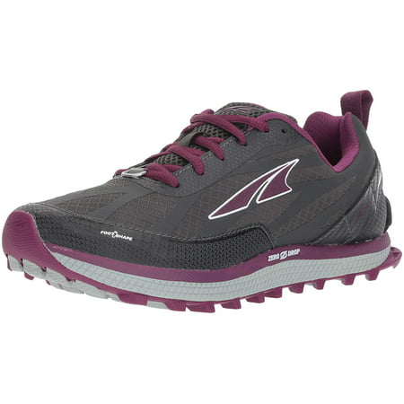 Altra Women's Superior 3.5 Lace Up Athletic Trail Running Shoes Gray/Purple
