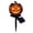 Orange-1, variant on Solar Halloween Pumpkin Resin Stake Light Waterproof Warm LED Jack-o'-Lantern Yard Walkway Patio Garden Decor Lamp