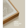thumbnail image 5 of SHENIFY Vintage Botanical Art White Floral Modern Rustic Decor Artwork Farmhouse Home Hallway 8x16in3pcs Natural Framed, 5 of 7