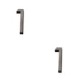 thumbnail image 3 of bedienty Office Plastic 3D Door Signs Indoor Address Plaques Plate Meeting Room Number 1 2Set, 3 of 6