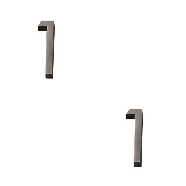 Advancent Señales de puerta 3D para Hotel, placas de dirección de edificio de apartamentos, placa de sala de reuniones, decoración numérica, Numero 1 2piezas