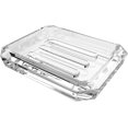 thumbnail image 1 of Jabonera rectangular de vidrio para baño Transparente 12.3 * 9 * 2.5 cm TUNC Sencillez, 1 of 5
