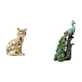 thumbnail image 1 of Figura de escritorio,Estatua de gato en estante,escritorio,oficina,decoración del hogar,Figura decorativa de escritorio de cerámica para decoración del hogar,Figura de escritorio,Estatua de, 1 of 8