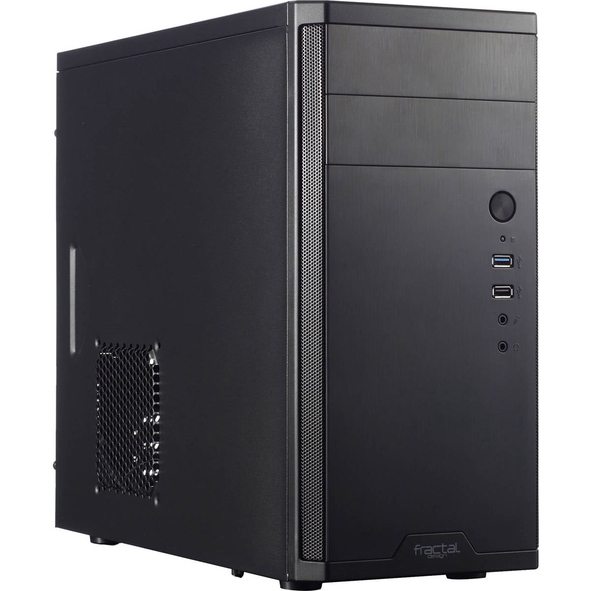 Fractal Design Pop Mini Silent Black mATX Sound Damped Solid Panel