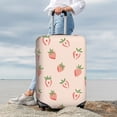 thumbnail image 5 of Salouo Strawberries Pattern Travel Dust-proof Suitcase Cover, Softside Suitcase Protector Luggage Cover Protector for 18-32inch ,Not Included Suitcase, 5 of 8