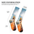 thumbnail image 5 of Bixox Surfing Cat Sun Print Compression Socks,Compression Socks Women & Men Circulation for Medical,Running,Athletic, 5 of 7