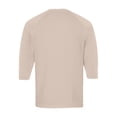 thumbnail image 5 of Resicozy Mens 3/4 Sleeve Tshirts Casual Henley Raglan Tops Classic Big and Tall Shirt Button Down Clothes Spring Summer Khaki S, 5 of 6