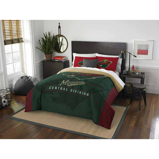 Nhl Minnesota Wild Draft Bedding Comforter Set Com