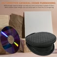 thumbnail image 2 of KAKOWELY Car CD Bag 1pc Stylish Car CD Bag Delicate CD Storage Bag Practical CD Storage Case6.69"X6.3"X1.3", 2 of 5
