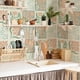 thumbnail image 2 of Cateissary 10 piezas de azulejos de cocina de PVC con diseño de flores beige, fáciles de despegar y pegar, autoadhesivos. Decoración del hogar, 2 of 6