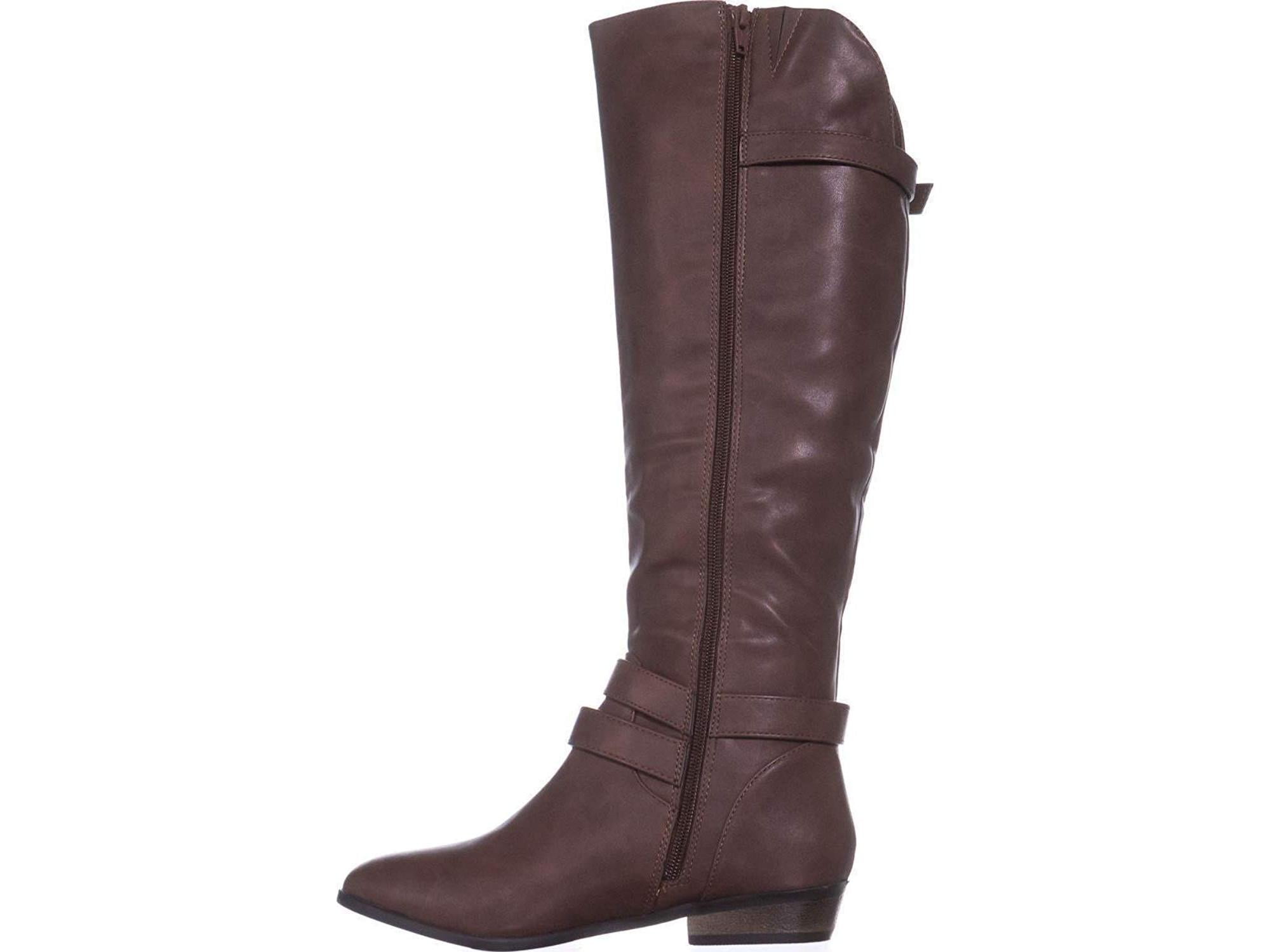 Womens Venesa Wide Calf Faux Leather Riding Boots Style /& Co