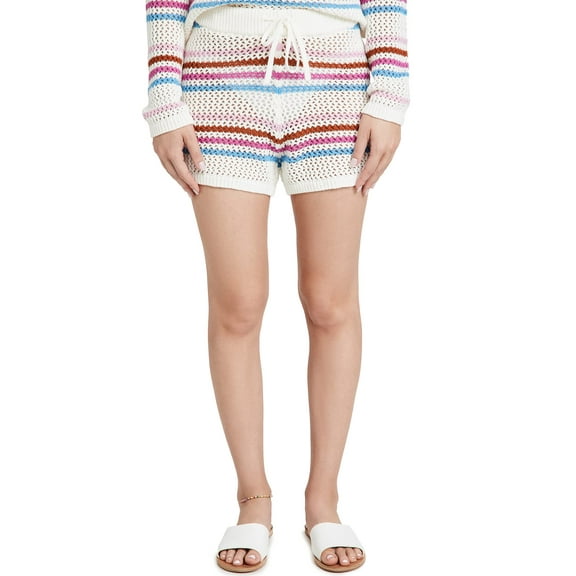 L*Space Women's On The Horizon Shorts, Sea Island Stripe, L