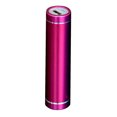 thumbnail image 2 of Boîtier de Banque d'Alimentation USB en Alliage d'Aluminium DIY - Design Cylindrique avec Ressort, Aucune Pile Incluse, Installation Facile pour Pile au Lithium Rechargeable, Solution de Recharge Portable pour Téléphones, Couleur Rose, 2 of 6