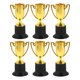 thumbnail image 1 of Trofeo de plástico dorado de 6 piezas de 10 cm para estudiantes, premio deportivo para competiciones (dorado), 1 of 6