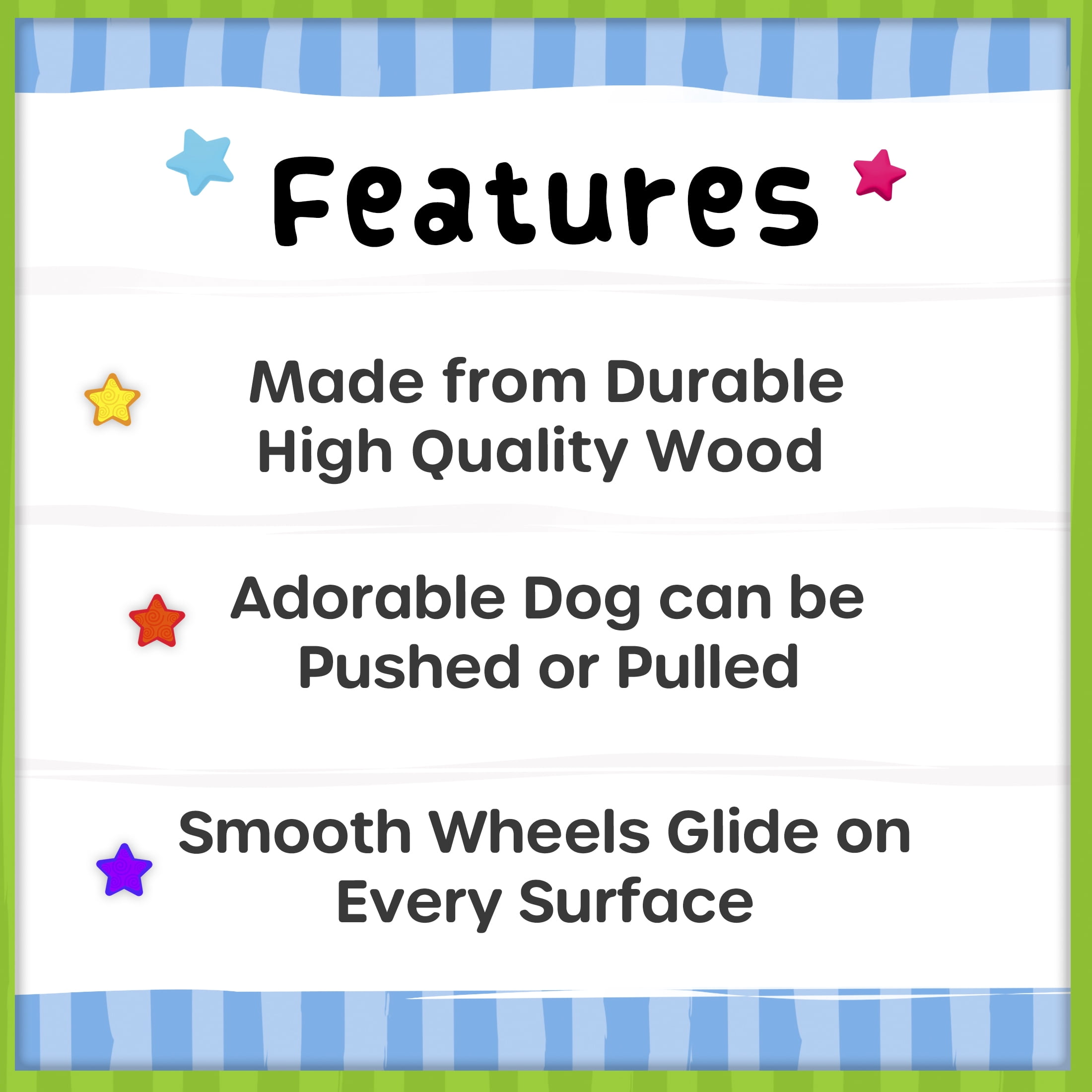SPRK PUSH N PULL DOG