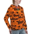 thumbnail image 3 of Hoodies for Women - spider web halloween Comfrt Colour Drawstring Women'S Fashion Hoodies & Sweatshirts, Fall Outfits Clothes for Women 2024 Pullover with Kangaroo Pocket, 3 of 7