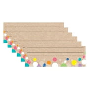 Creative Teaching Press Krafty Pop! Colorful Kraft Bubbles Name Plates, 36 Per Pack, 6 Packs