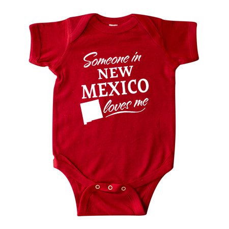 

Inktastic Someone in New Mexico Loves Me Gift Baby Boy or Baby Girl Bodysuit