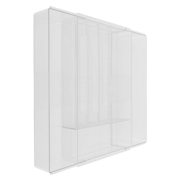 SEWCHICS Transparent Acrylic Silverware Organizer with Compartments for Kitchen Drawer and Office Desk Storage