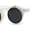 White Gold Black, variant on Super Normcore Cool Hipster Flip Up Keyhole Round Sunglasses Black Silver