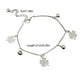 thumbnail image 4 of Tobilleras Qarigey Pulseras de tobillo con cadena de trébol plata 20Conjunto, 4 of 6