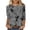 Z96 Gray, variant on Mifsaly Graphic T Shirts for Women Tie-Dye Print Crewneck 3/4 Sleeve T-Shirts Lightweight Flattering Relaxed Fit Tunic Summer Tee Black,S