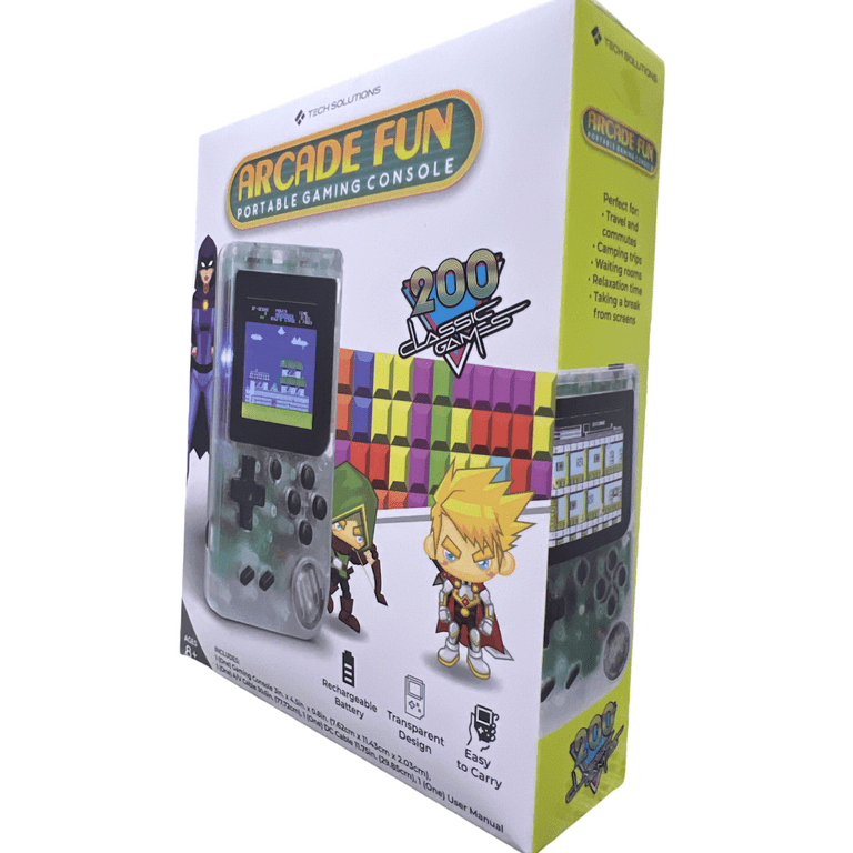 Tech Solutions Arcade Fun Portable Gaming Console - Walmart.com