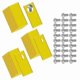 thumbnail image 1 of 30Pcs Compatible For Honda Miimo Robotic Lawn Mower Stainless Steel Replacement Blades, 39.2x17.5mm, 1 of 5