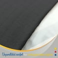 thumbnail image 4 of Color Sense 100% Cotton Basket Weave Throw Blanket- Lightweight, Soft and Warm for Couch, Sofa and Bed- Full/Queen (90"X90") Dark Gray, 4 of 7