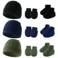 thumbnail image 3 of ZYHARUKO Newborns Baby Warmth Set Cotton Bonnet with Mittens & Booties Infant Protections set Comfortable for 0-6 Months Infants, 3 of 19