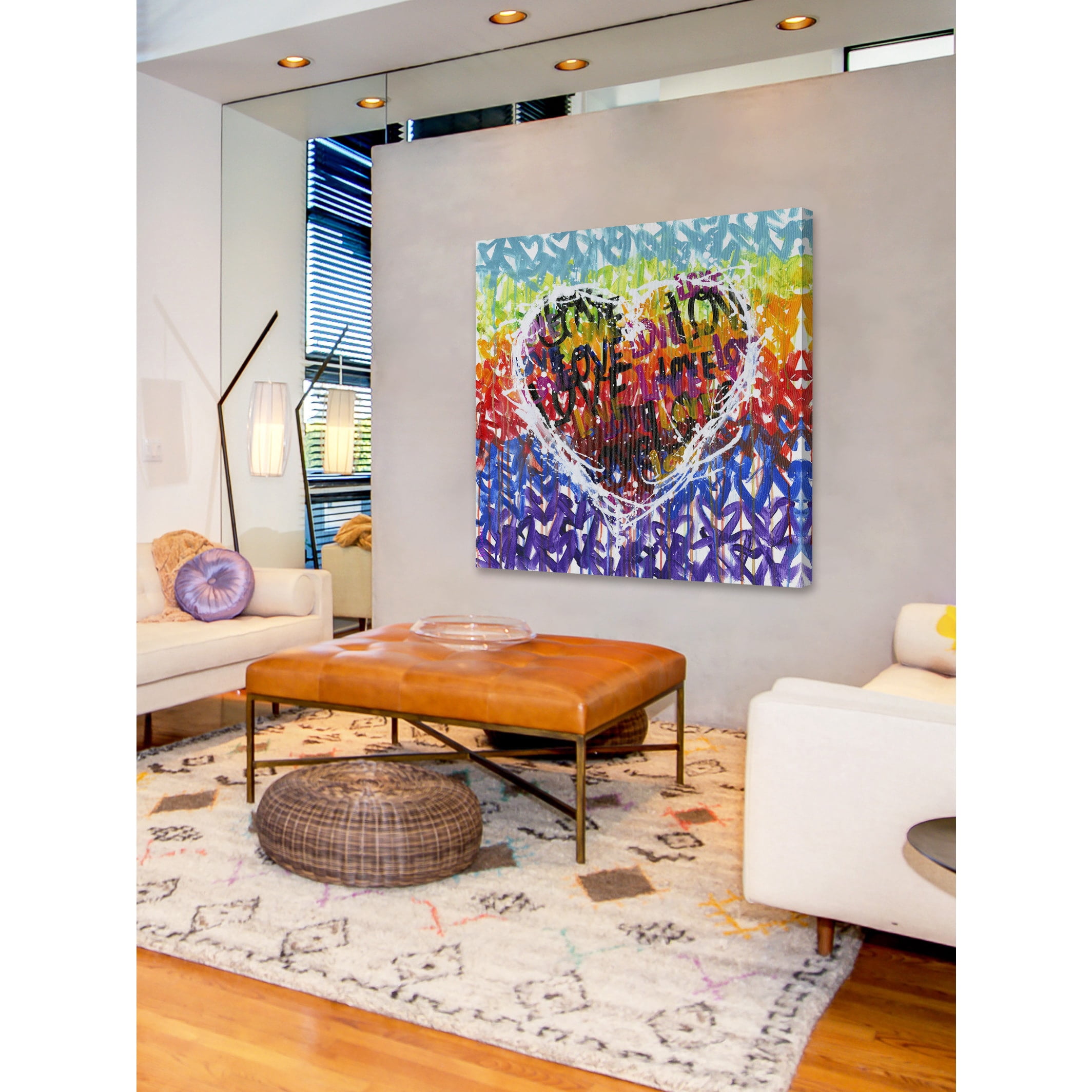 "Loveplicity" Painting Print on Wrapped Canvas