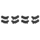 thumbnail image 5 of 8PCS Separador de dedos de los pies Diseño ergonómico de silicona Corrector de dedos superpuestos fácil de limpiar para mujeres y hombres Negro, 5 of 12