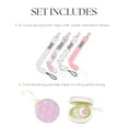 Dodo Babies Pacifier Clip Set with Binky Case Universal Holder for
