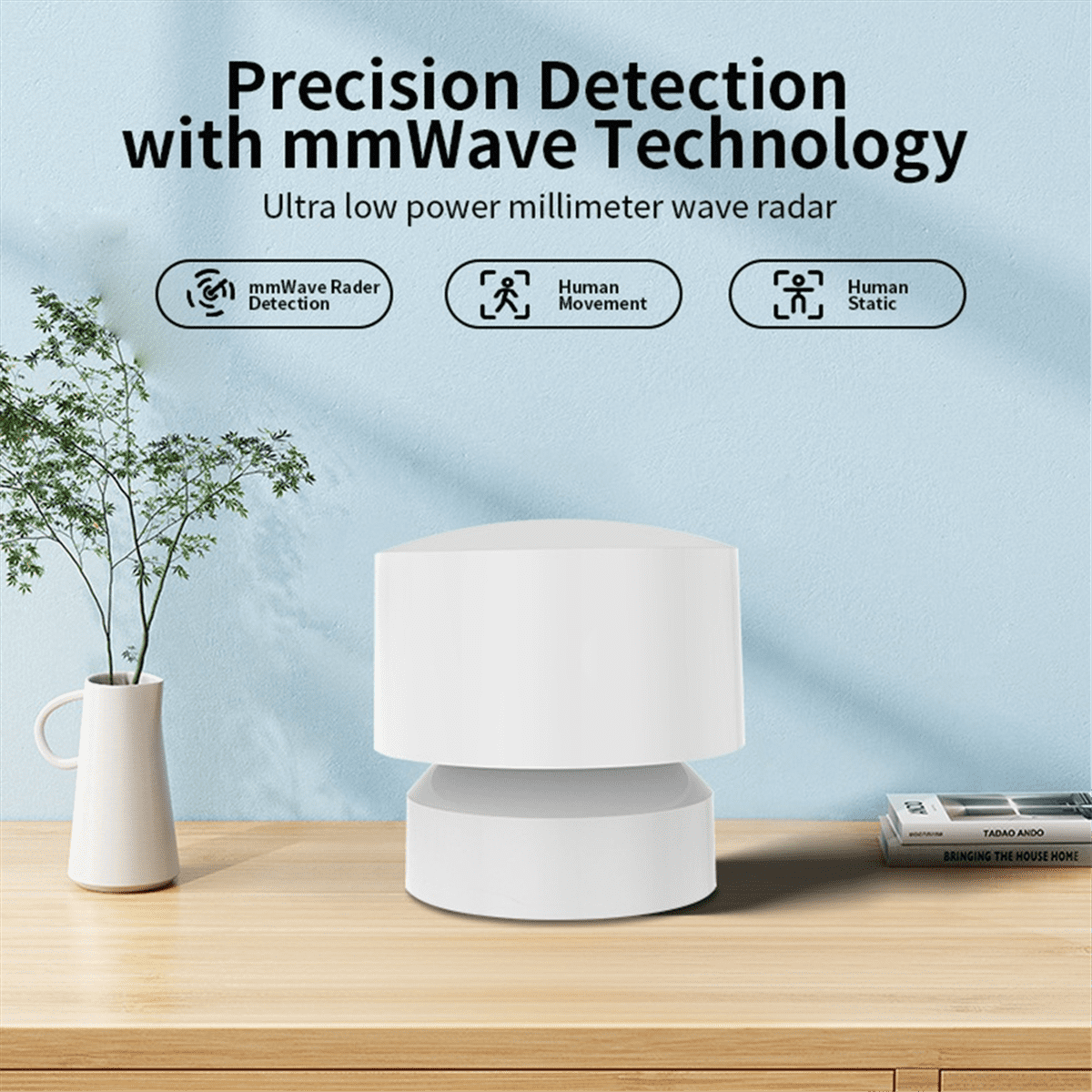 Tuya WIFI Human Presence Detector Respiratory Motion Detection