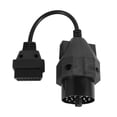 thumbnail image 1 of Obd Obd Ii Adapter For Bmw 20 Pin To Obd2 16 Pin Female Connector E36 E39 X5 Z3 For Bmw 20Pin, 1 of 5