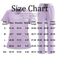 thumbnail image 4 of Scrub Suit Set for Women, Modern V Neck Scrub Top & Jogger Pant with 8 Pockets Professionals Soft Stretch Athletic Nursing Uniform Workwear (Light purple), 4 of 4