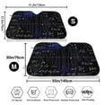 thumbnail image 3 of Fotbe Mathematica Science Car Windshield Sunshade | Sun Visor Protector Front Window Shade, Keeps Out UV Rays, Keeps Your Vehicle Cool-Medium, 3 of 7