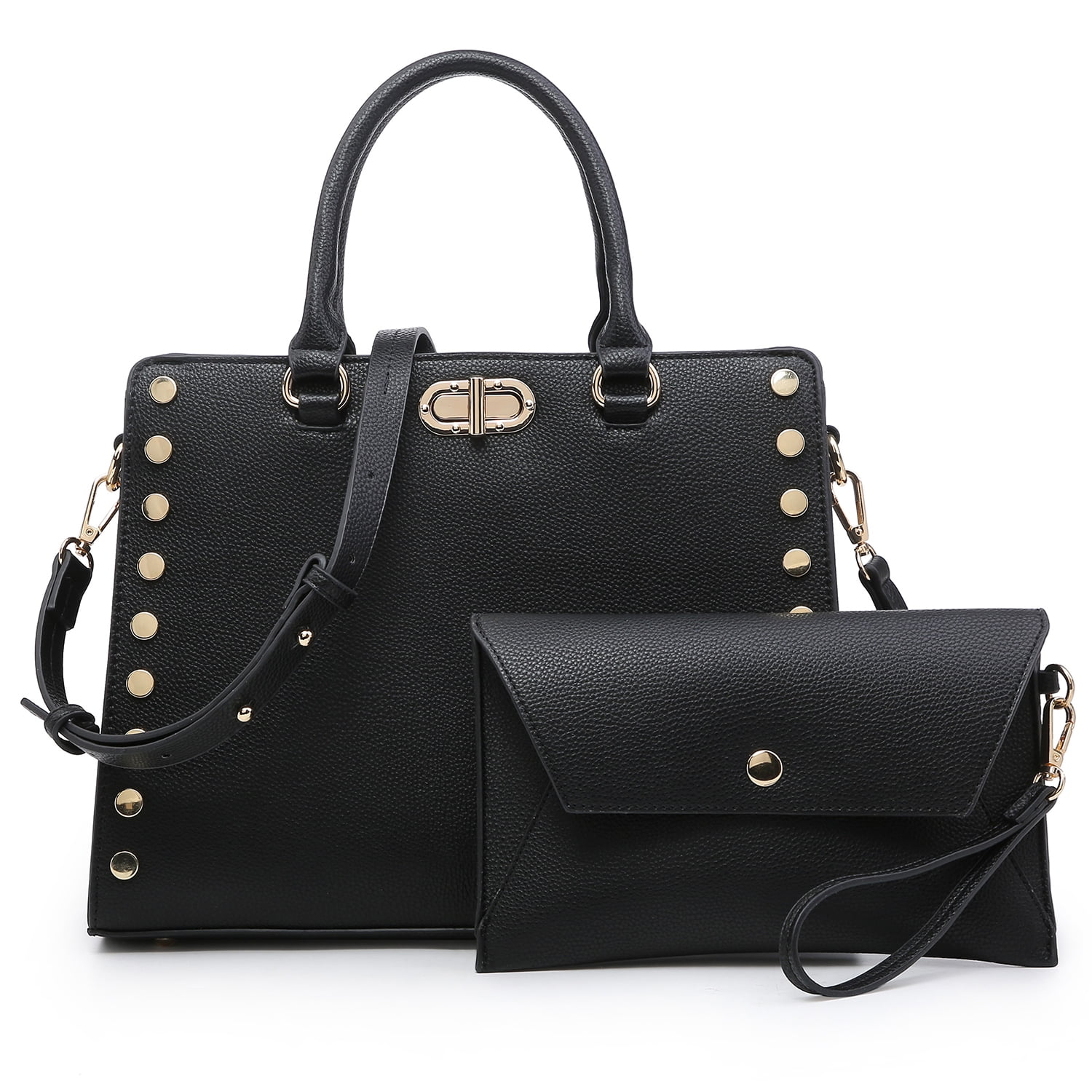 Dasein Purses and Handbags for Women Satchel Bags top Handle Shoulder Bag Work Tote Bag with Matching Wallet
