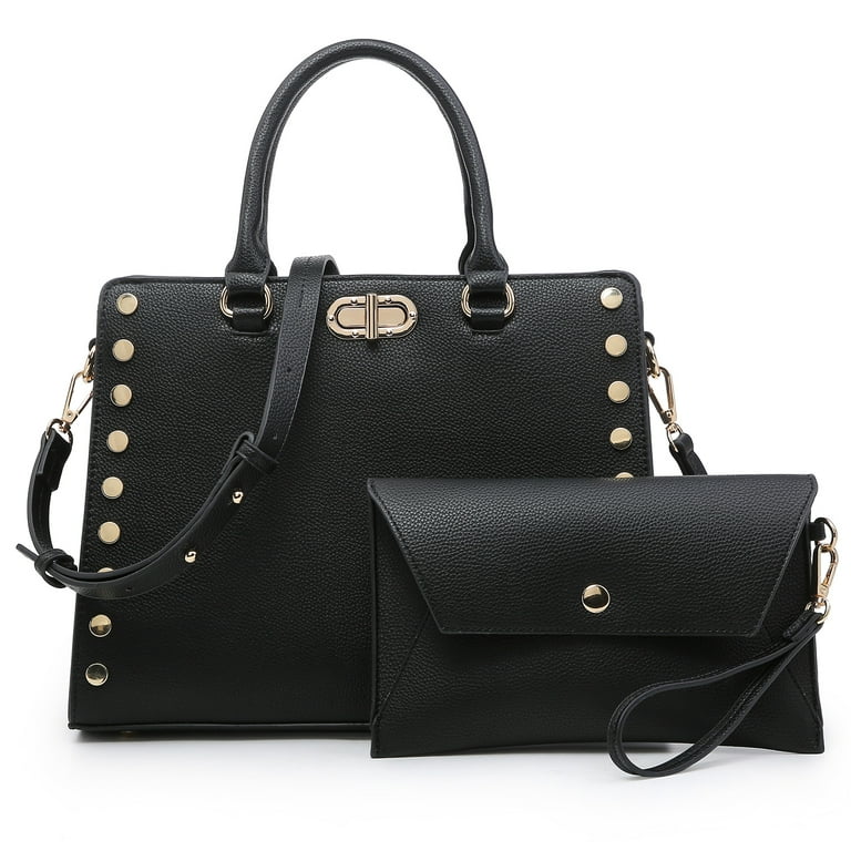 Dasein Purses and Handbags for Women Satchel Bags top Handle Shoulder Bag Work Tote Bag with Matching Wallet