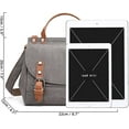 thumbnail image 6 of CoCopeaunts Retro Handbag for Women Top Handle Satchel Cotton Canvas Crossbody Bag Commuter Shoulder Bag Casual Tote Bag Purse, 6 of 7
