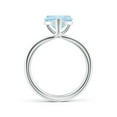thumbnail image 2 of Angara Natural 1.8 Ct. Aquamarine Solitaire Ring in 14K White Gold for Women (Ring Size: 4.5), 2 of 8