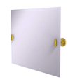 thumbnail image 2 of Allied Brass SB-93 Frameless Landscape Rectangular Tilt Beveled Edge Wall Mirror, Polished Brass, 2 of 3
