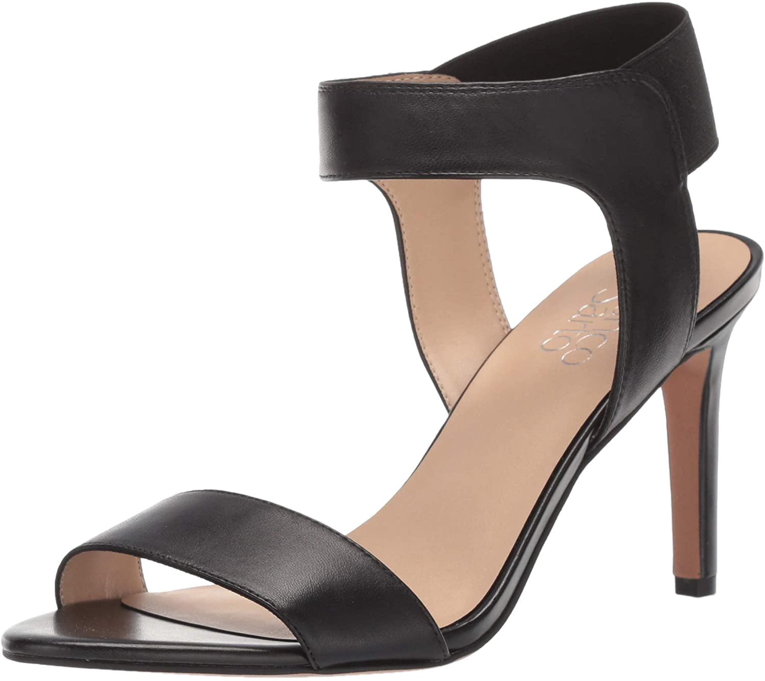 franco sarto black strappy sandals
