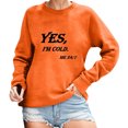 thumbnail image 1 of Gibobby Sudadera mujer Sudaderas de Halloween para mujer lindas camisetas con gráficos de fantasma playera casual de manga larga(Naranja,M), 1 of 4