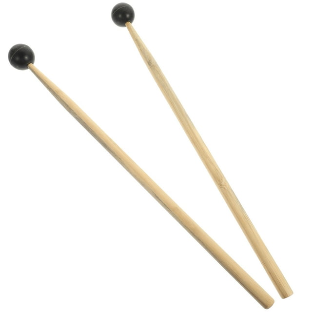 OULII 2 Pcs Bâtons Rythmiques Jaune Clair Production Sonore Matériau Synthétique Professionnels