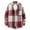 Dad-Red, variant on Family Matching Shirts Flannel Jacket Plaid Long Sleeve Lapel Button Down Shacket Shirt Coats Fall Tops