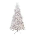 thumbnail image 1 of 7.5FT prelit pe/pvc white pine tree,350 dual color (warm white/multi) 5mm 8 function lights,1568 tip, 1 of 3