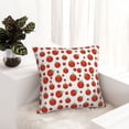 thumbnail image 6 of Yiaed Hand Drawn Tomatoes Print Pillow Covers Super Soft Decorative Square Throw Pillow Covers Case Cushion Covers for Sofa Couch Bedroom Car Decor（No pillow core）-22"x22", 6 of 7